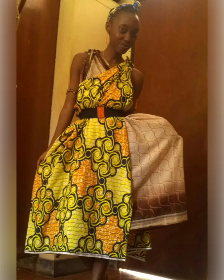 Kitenge wrap dress