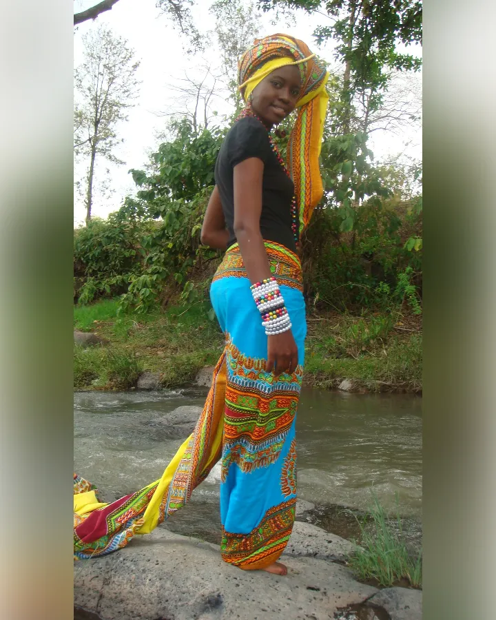 Kitenge wrap skirt